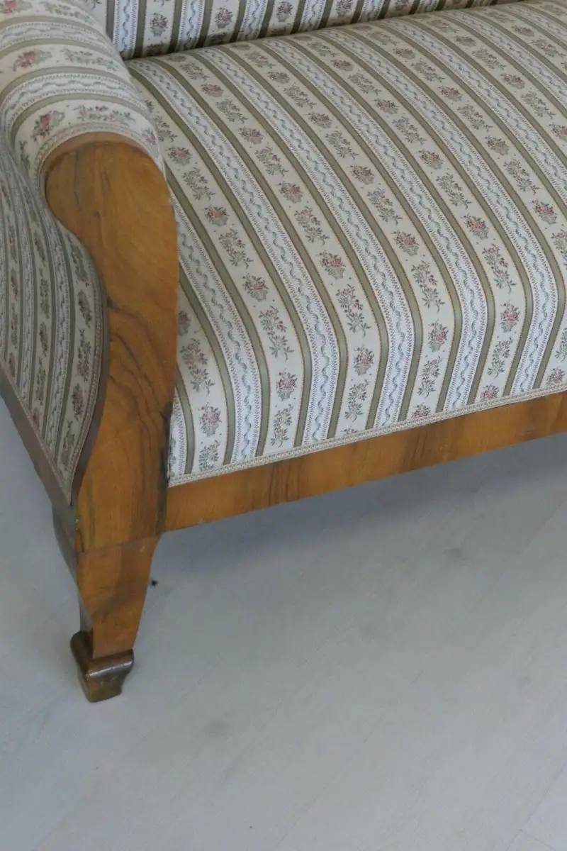 H61009-Biedermeiersofa-Couch-Sofa-Bank-Sitzbank-Polsterbank-Spätbiedermeier- 6