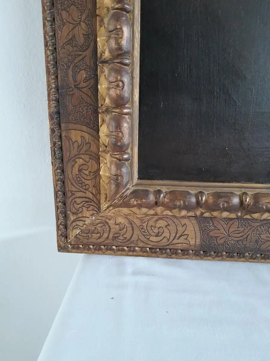 H961-Öldruck-Madonna mit Kind-Ölgemälde-Ölbild-gerahmt-Gemälde-Bild-Druck- 4