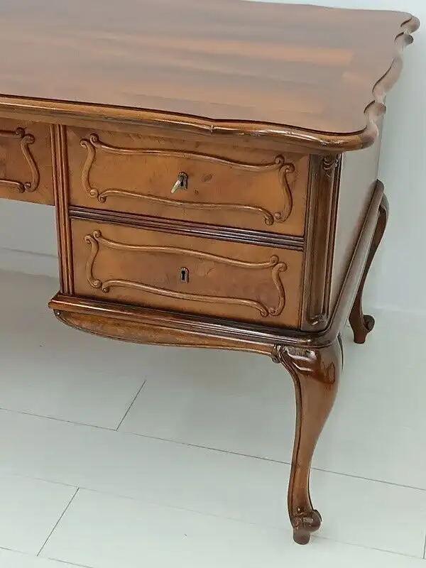 2648-Chippendaleschreibtisch-Barockstil-Schreibtisch-Chippendale-Stilmöbel-Tisch 1