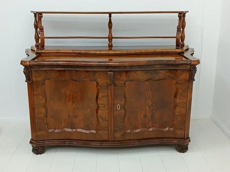 7842-Biedermeieranrichte-Anrichte-ORIGINAL Biedermeier-Sideboard-Buffet-Biederme 0