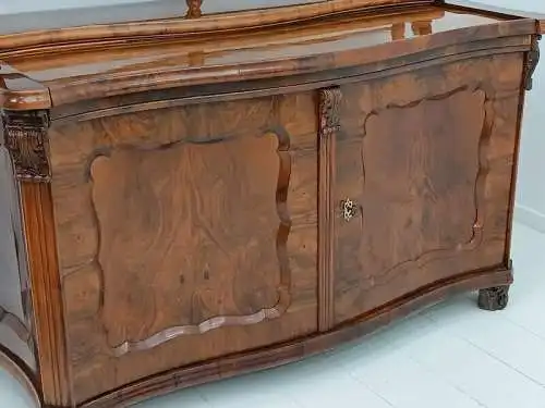 7842-Biedermeieranrichte-Anrichte-ORIGINAL Biedermeier-Sideboard-Buffet-Biederme