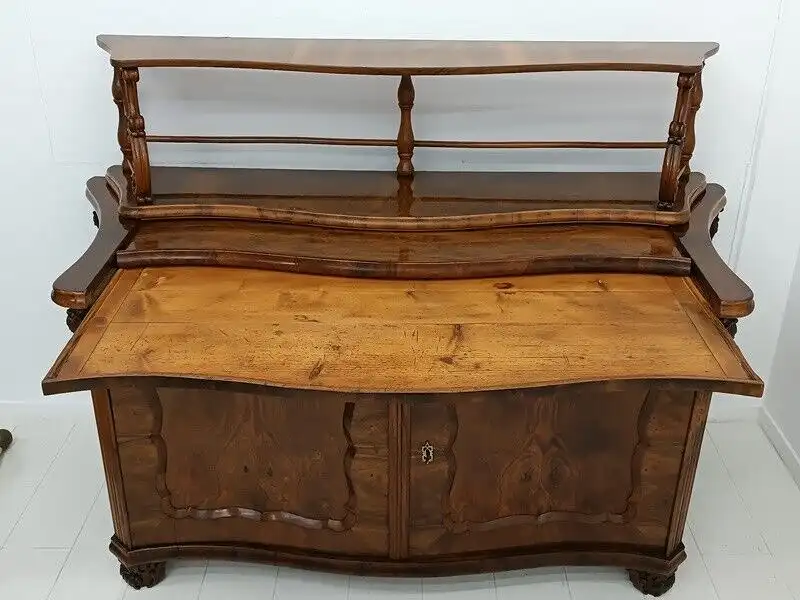 7842-Biedermeieranrichte-Anrichte-ORIGINAL Biedermeier-Sideboard-Buffet-Biederme 5