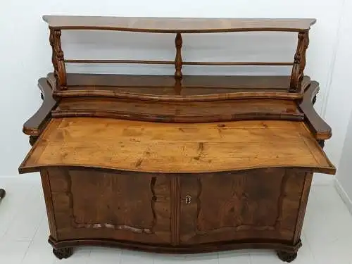 7842-Biedermeieranrichte-Anrichte-ORIGINAL Biedermeier-Sideboard-Buffet-Biederme