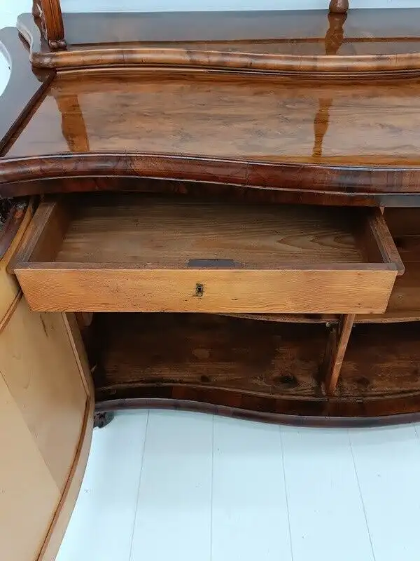 7842-Biedermeieranrichte-Anrichte-ORIGINAL Biedermeier-Sideboard-Buffet-Biederme 8