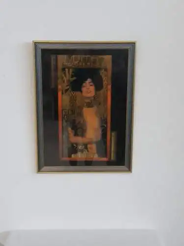 H919-Kunstdruck-Klimt-Judith-gerahmt-Bild-Gemälde-