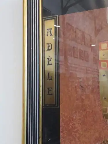 H920-Kunstdruck-Klimt-Adele-gerahmt-Druck-Bild-Gemälde-