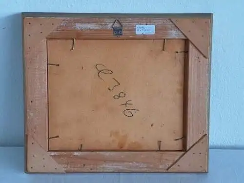 H1094-Stillleben-Öl auf Holz-Ölbild-Ölgemälde-signiert-gerahmt-