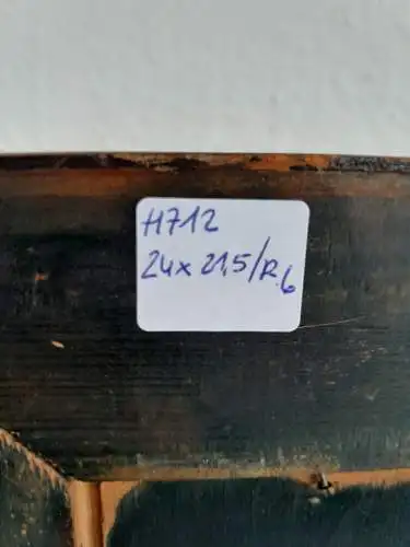 H712-Landschaftsbild-Öl auf Holz-Ölbild-Ölgemälde-gerahmt-Bild