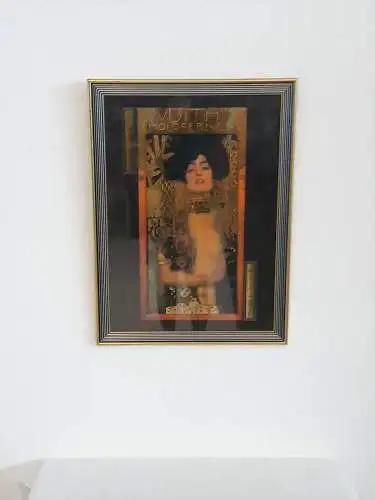 H919-Kunstdruck-Klimt-Judith-gerahmt-Bild-Gemälde-