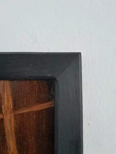 H723-Szenenbild-Gemälde-Öl auf Holz-Ölbild-gerahmt-Monogrammiert-die Tänzer-