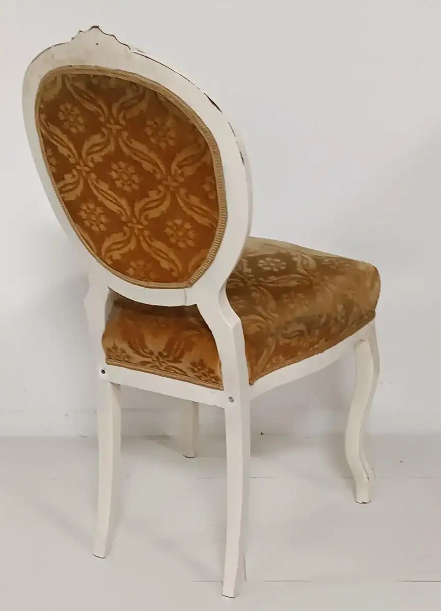 7443-Shabby-Chic-Sessel-Schönbrunnerstil-Stuhl-Sitzmöbel- 4
