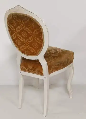 7443-Shabby-Chic-Sessel-Schönbrunnerstil-Stuhl-Sitzmöbel-
