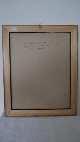 H24-Stadtbild-Ölgemälde-Öl auf Leinen-Ölbild-Gemälde-Bild-gerahmt