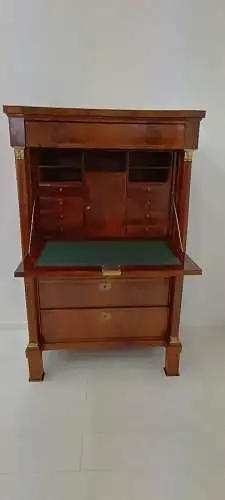 3393-Original Biedermeier Sekretär-Schreibmöbel-Metternich-Biedermeier-Sekretär