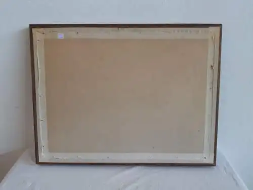 H506-Aquarell-Landschaftsbild-Gemälde-Bild-hinter Glas-Passepartout-gerahmt-