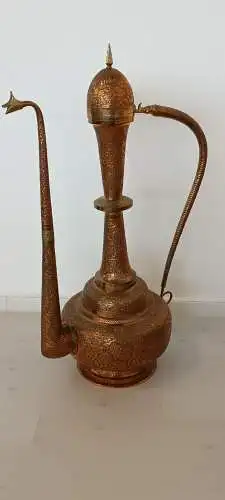 H61251-Orientalische-Karaffe-Kupfer-Dekorstück-