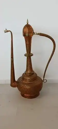 H61251-Orientalische-Karaffe-Kupfer-Dekorstück-