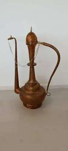 H61250-Orientalische-Kupfer-Karaffe-Dekorstück-