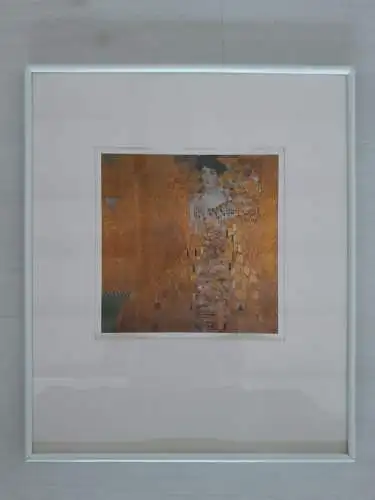 H303-Druck-Bild-Gustav-Klimt-Gemälde-Passepartout-gerahmt-