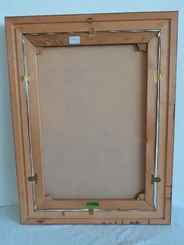 H316-Gemälde-Öl auf Leinen-Bild-Das Liebespaar-Ölbild-Malerei-gerahmt-