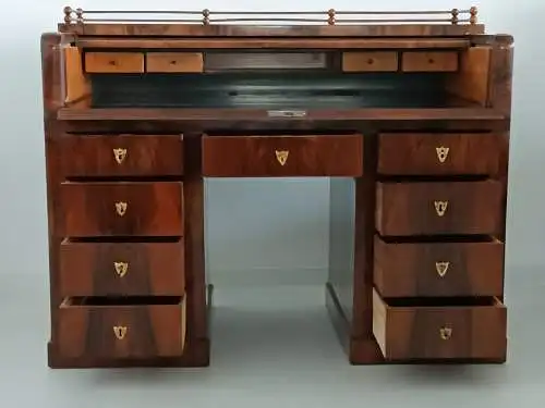 H60027- ORIGINAL BIEDERMEIER Schreibtisch-Schreibmöbel- Biedermeier-Schreibtisch