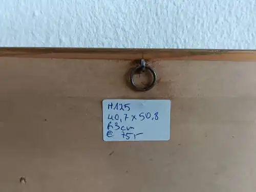 H125-Ölgemälde-Stillleben-Öl auf Holz-Blumenvase-Bild-gerahmt-Gemälde-Ölbild