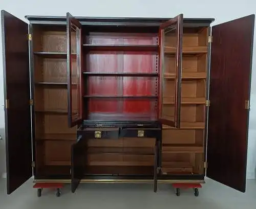 H61158-Jugendstil-Bücherschrank-Kasten-Jugendstilschrank-Bücherkasten-Schrank-Ju