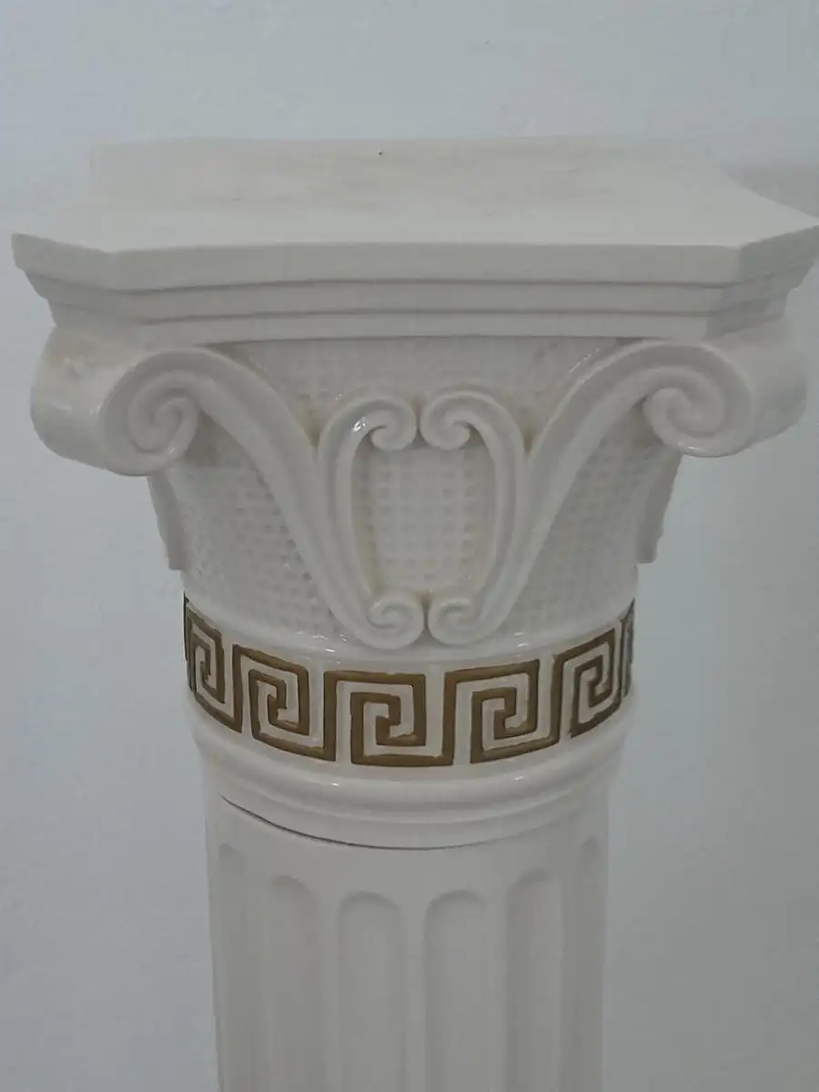 H60588-Blumensäule-Dekosäule-Säule-griechisches Design-Büstensäule-Dekorstück 1