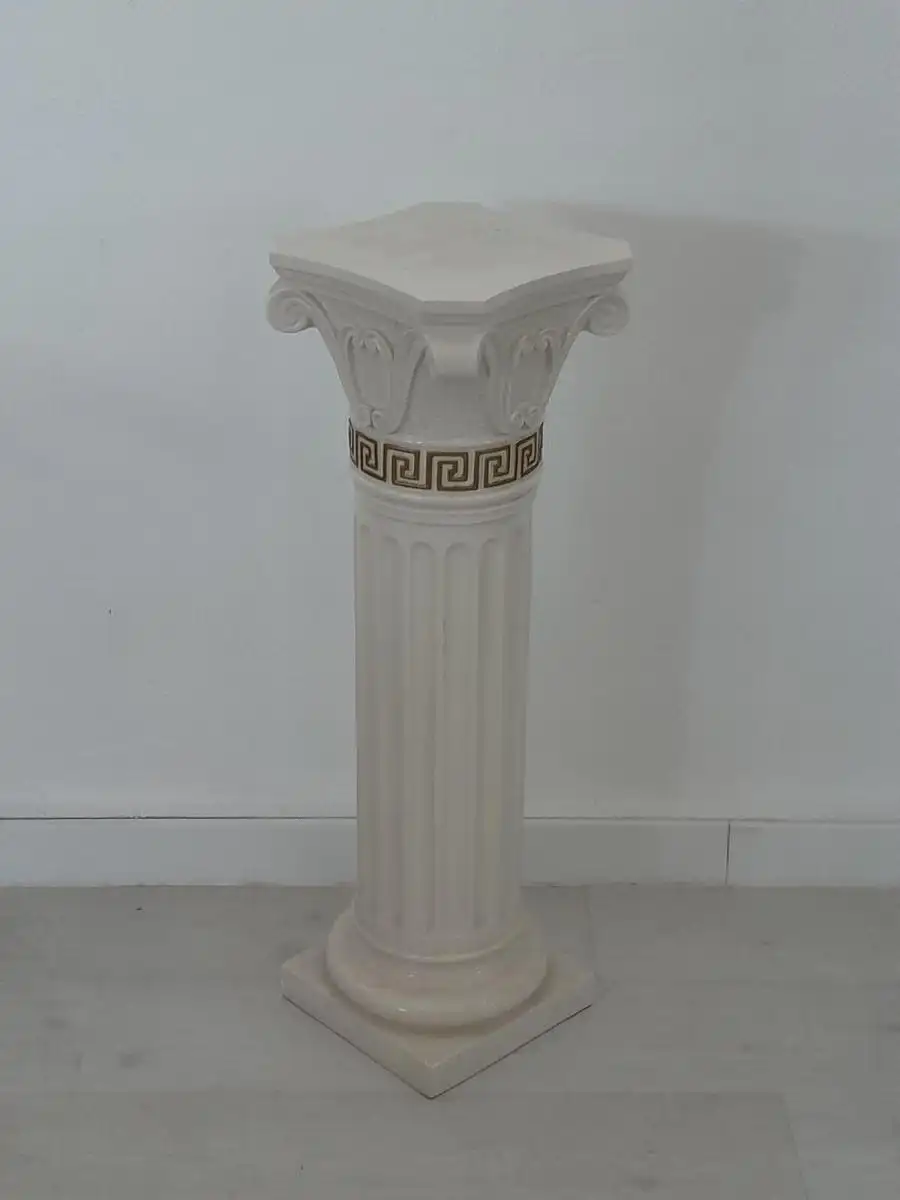 H60588-Blumensäule-Dekosäule-Säule-griechisches Design-Büstensäule-Dekorstück 2