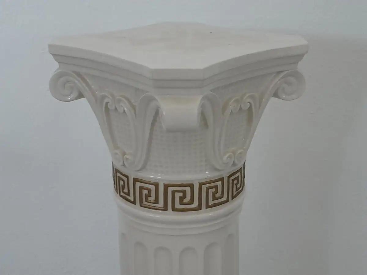 H60588-Blumensäule-Dekosäule-Säule-griechisches Design-Büstensäule-Dekorstück 4