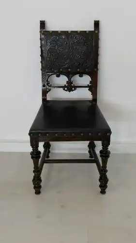 H61131-32-Historismussessel-Lederstuhl-Historismus-Sessel-Stuhl-Historismusstuhl