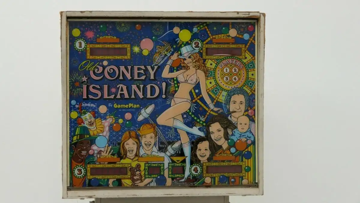2448-Flipper-Flippermaschine-Flipperautomat-Pin Ball-Old Coney Island 10