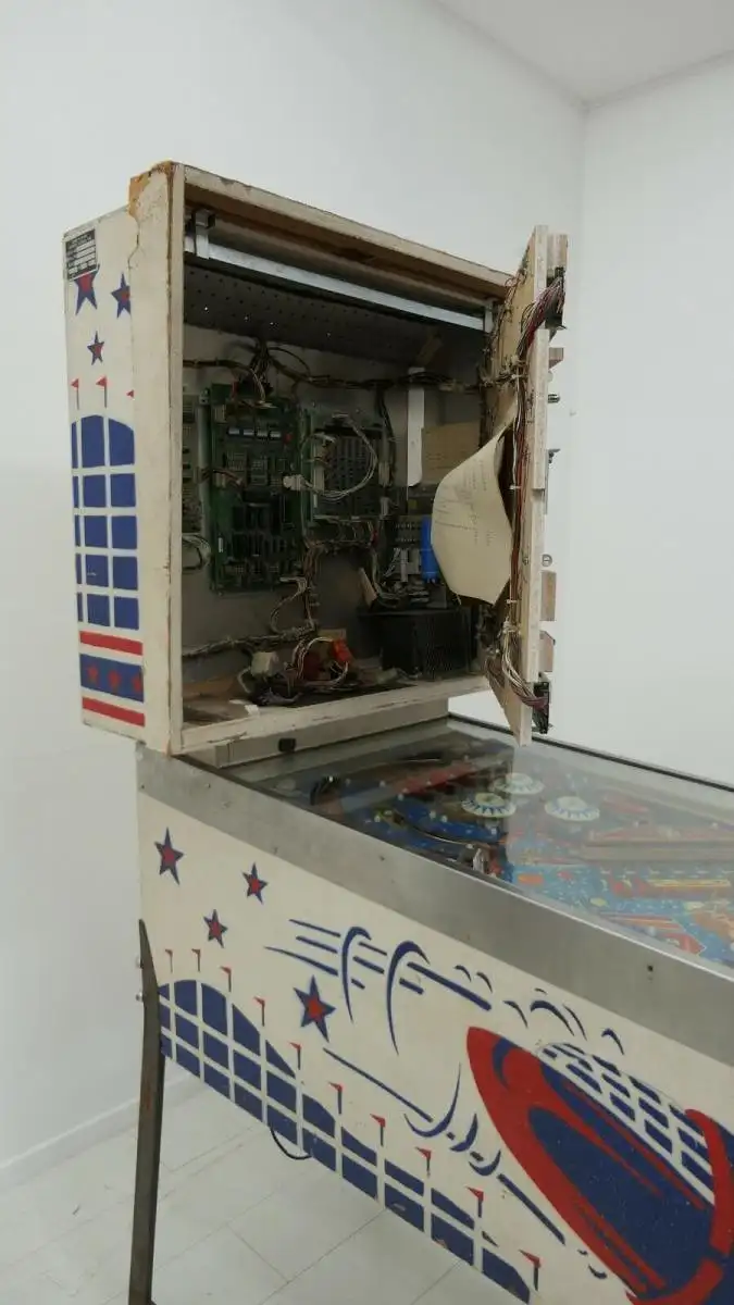 2448-Flipper-Flippermaschine-Flipperautomat-Pin Ball-Old Coney Island 2