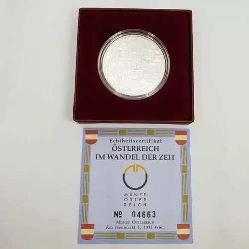 Münze Österreich 20 Euro 2003 die Nachkriegszeit PP mit Zertifikat