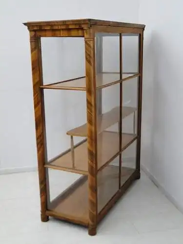 2297D-ORIGINAL BIEDERMEIER-Vitrine-Glasvitrine-Biedermeiervitrine-Vitrinenschran