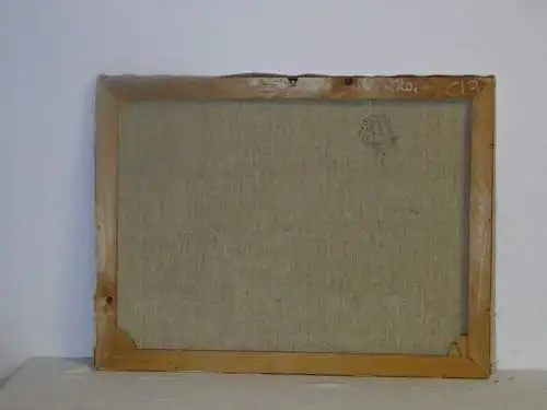 3808D-Gemälde-Bild-signiert-Hans Grabner-Ölgemälde-Öl auf Leinen-Ölbild-