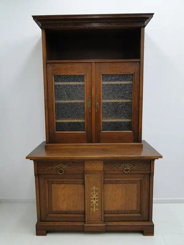 2138-Jugendstilkredenz-Buffet-Jugendstil-Anrichte-Kredenz-Jugendstilbuffet-Eiche 0