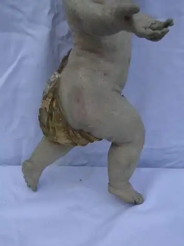 5751D-Putte-Engel-Putto-geschnitzte Putte-geschnitzter Engel-Holzengel-Holzputte