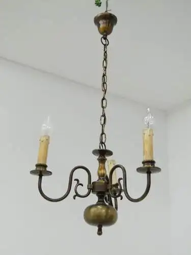 5049D-Luster-Deckenleuchte-Kronleuchter-Lüster-Messingluster-Messinglampe-Lampe