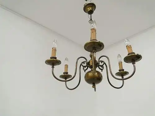 5053D-Luster-Deckenleuchte-Kronleuchter-Lüster-Messingluster-Messinglampe-Lampe