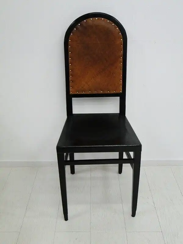 3920D-Jugendstilsessel-Stuhl-Jugendstil-Sessel-4er Satz-Set Jugendstilstühle-4St 4