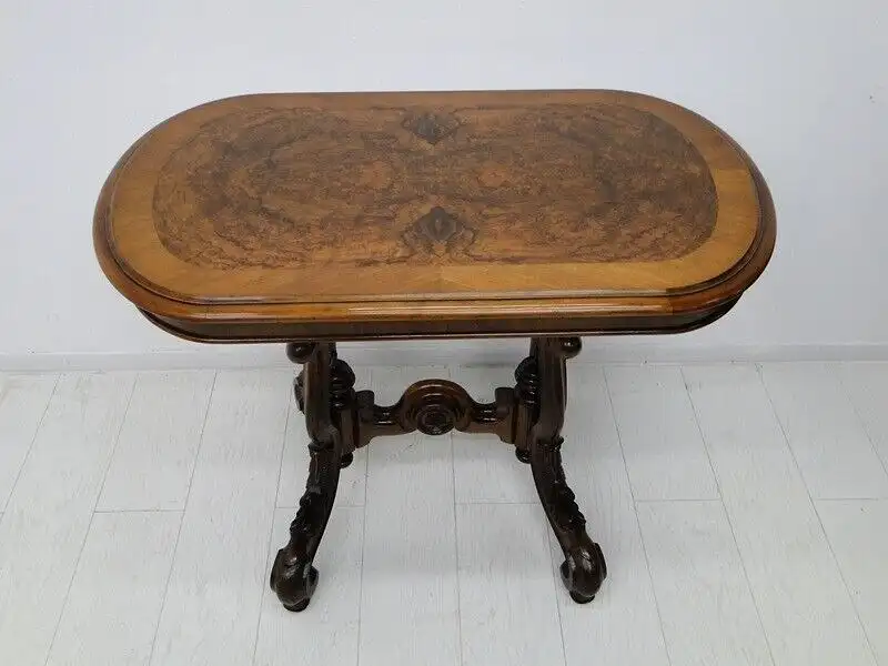 4562-Biedermeiertisch-Salontisch-Couchtisch-Beistelltisch-Tisch-Biedermeier-Wohn 1
