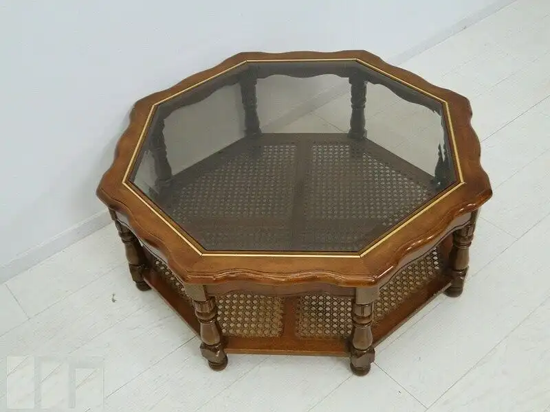 5381D-Barockstil Tisch-Couchtisch-Wohnzimmertisch-Glastisch-Beistelltisch-Stilmö 2