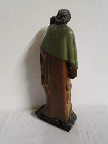 5350D-Holzfigur-handgeschnitze Figur-Hl.Josef-Heiligenfigur-geschnitzt