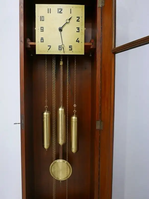 4513-Standuhr-Uhr-3gewichtig-Pendeluhr-Standuhr-Uhr-3 gewichtige Standuhr-Pendel 3