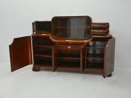 4390-Art Deco Anrichte-Buffet-Anrichte-Art Deco Anrichte-Wohnzimmerkasten