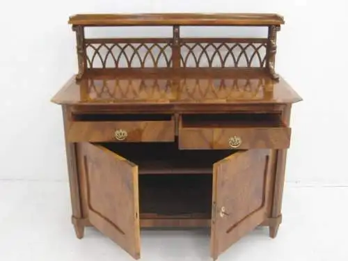 3153-Biedermeieranrichte-halbhohes Buffet-Biedermeier-Anrichte-Buffet-