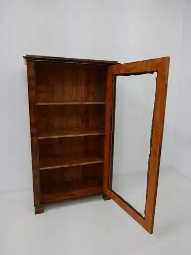 4392-Biedermeiervitrine-Büchervitrine-Biedermeier-Vitrine-Bücherschrank-ORIGINAL