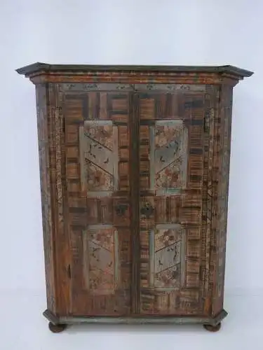 4647D-Bauernkasten-Kleiderschrank-Bauernstube-Schrank-Kasten-Bauernschrank-Kleid