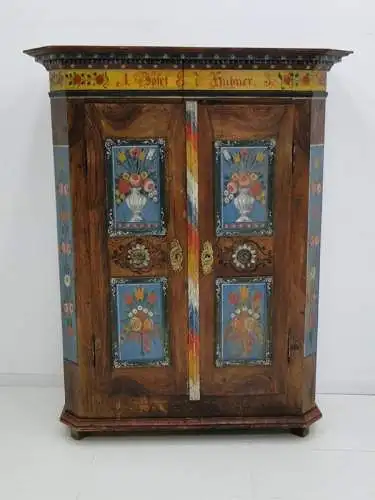 4905D-Bauernkasten-Kleiderschrank-Bauerstube-Kleiderkasten-Schrank-Kasten-1873